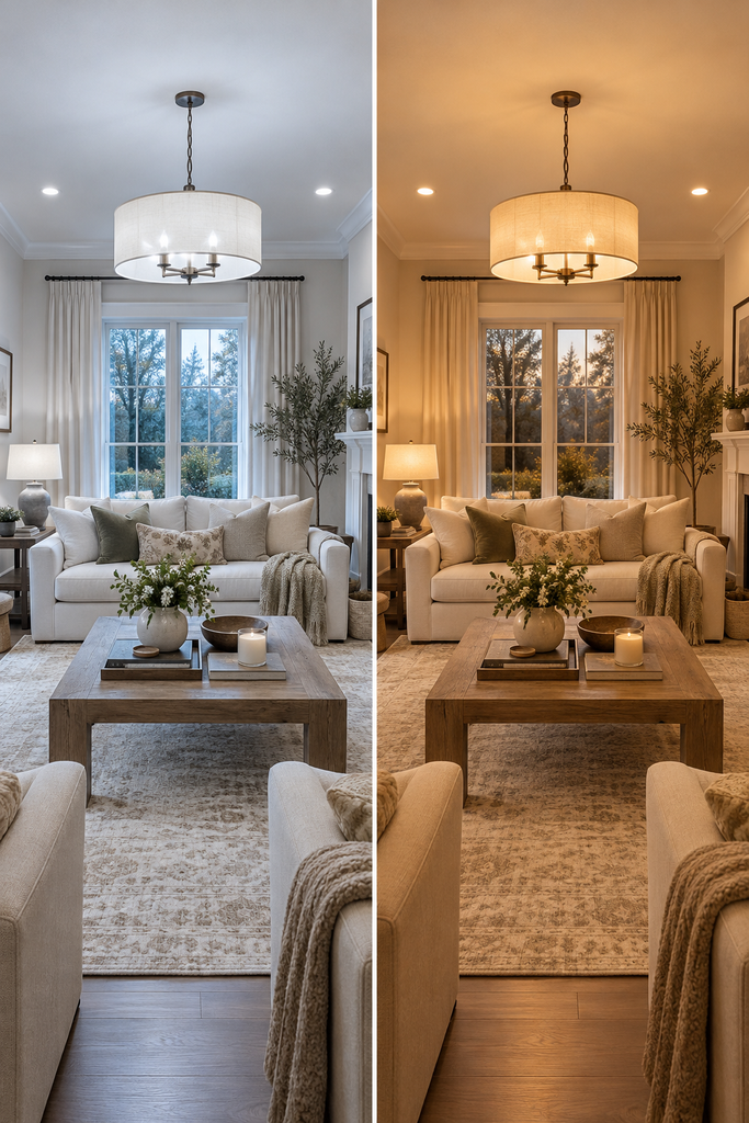 25 Luxury Living Room Ideas That Look Polished and Live Easy cool vs warm living room lighting