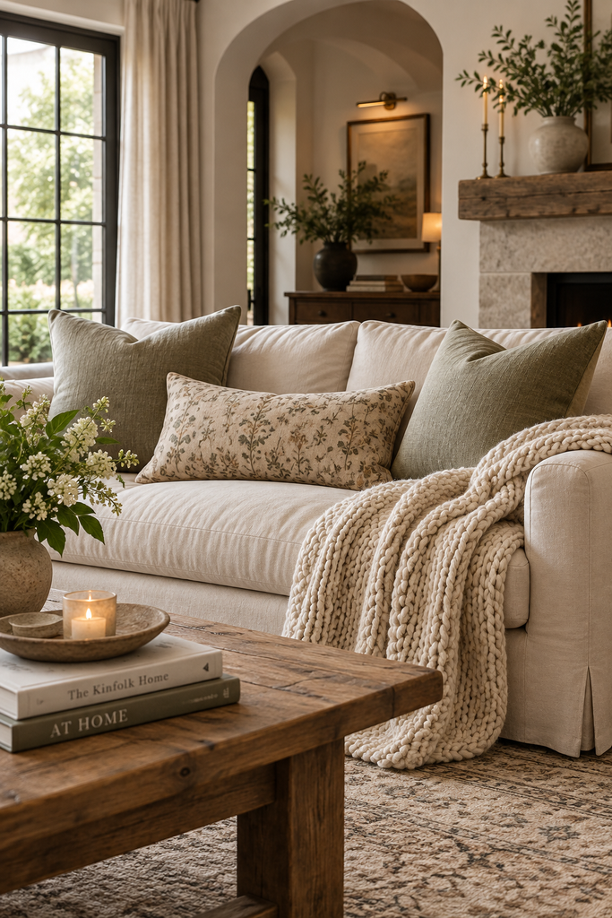 25 Luxury Living Room Ideas That Look Polished and Live Easy cozy textured farmhouse living room