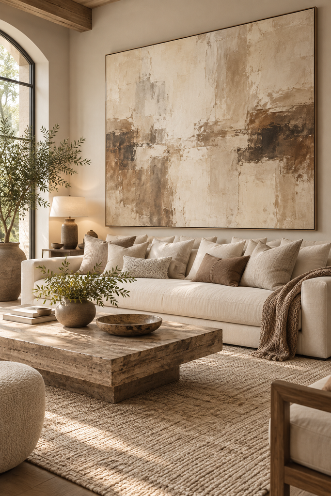 25 Luxury Living Room Ideas That Look Polished and Live Easy earthy modern living room retreat (1)