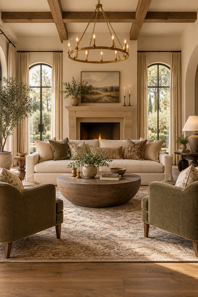 25 Luxury Living Room Ideas That Look Polished and Live Easy warm rustic elegance in a sunlit living room