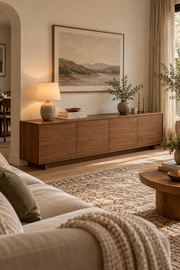 25 Luxury Living Room Ideas That Look Polished and Live Easy warm scandinavian living room vignette